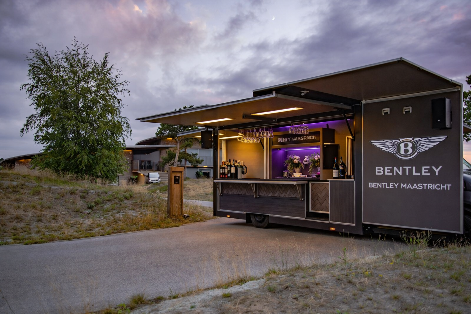 Bentley koffie truck