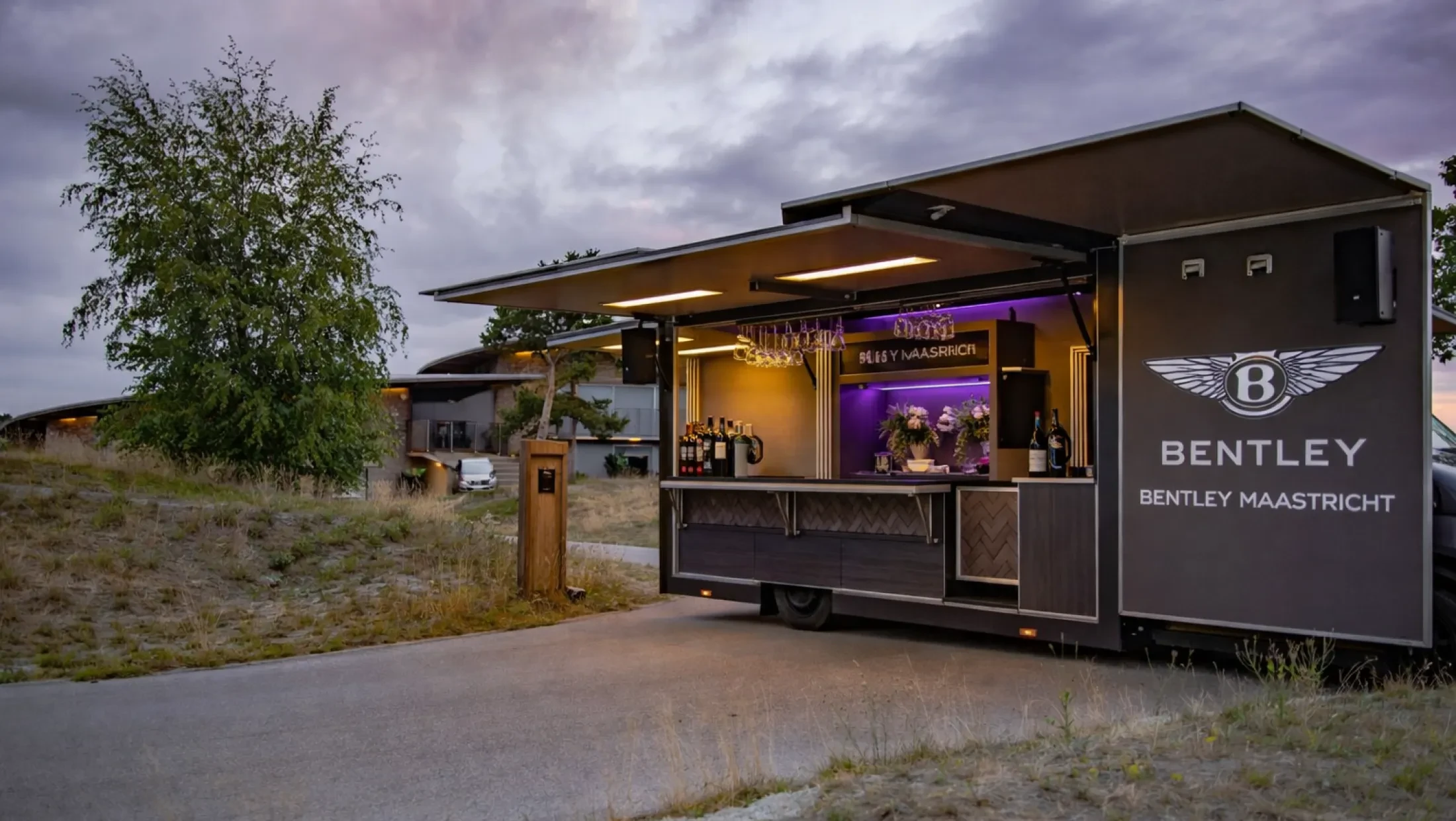 Bentley koffie truck